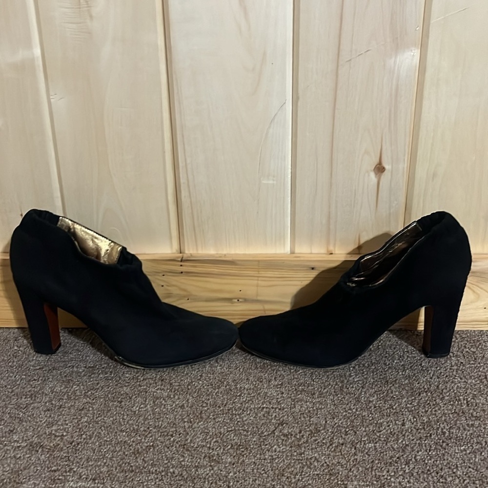 Sam‎ Edelman Black Suede Simone Ankle Boots Size 9M - Picture 4 of 7